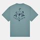 CONVERSE FLOWER FRIENDS TEE 短袖上衣 男 花卉系列 藍色_10024757-A03 product thumbnail 2