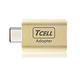 TCELL 冠元- USB 3.1 Type-C(公)轉USB-A(母) 轉接頭-香檳金 product thumbnail 3