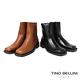 【TINO BELLINI 貝里尼】義大利進口方頭短靴FWOV024-N(焦糖) product thumbnail 5