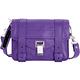 PROENZA SCHOULER PS1 Mini Pouch 銀釦山羊皮革斜背包(紫色) product thumbnail 2