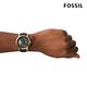 FOSSIL Neutra 菁英時尚雙機芯男錶 黑色皮革錶帶 44MM ME1174 product thumbnail 5