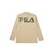 FILA #VR46 中性長袖T恤-米卡其 1TEW-5808-BG product thumbnail 4