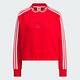 ADIDAS JAC CREW NECK 三葉草 女長袖上衣-紅-IX4228 product thumbnail 4