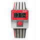 CLICK TURN 復古電路板個性電子腕錶(銀紅) product thumbnail 2