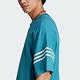 Adidas New C Tee [IM2093] 男 短袖 上衣 T恤 亞洲版 運動 休閒 垂肩 寬鬆 舒適 百搭 藍 product thumbnail 7