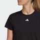 adidas 愛迪達 上衣 女款 短袖上衣 運動 TR-ES CREW 黑 HR7795 product thumbnail 5