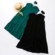 【KiKi】不規則荷葉襬-女短袖洋裝 荷葉 黑 綠(二色/版型適中) product thumbnail 6