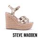 STEVE MADDEN-KNIGHT波西米亞草編楔型涼鞋-金色 product thumbnail 2