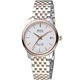 MIDO 美度 官方授權 BARONCELLI 永恆系列III雙色簡約女腕錶 -M0272072201000白x玫瑰金/33mm product thumbnail 2