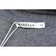 MARELLA 灰x膚色條紋拼接圍巾造型兩件式上衣 product thumbnail 7