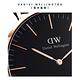 Daniel Wellington DW 手錶 Classic Bristol 40mm深棕真皮皮革錶-黑錶盤-玫瑰金框 DW00100125 product thumbnail 5