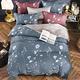 Saint Rose 夢之蘭-灰藍  加大天絲+3M專利吸濕排汗 枕套床包三件組 product thumbnail 2