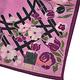 ANNA SUI 繽紛花園圖騰玫瑰花字母LOGO帕領巾(粉色系) product thumbnail 4