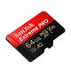 SanDisk Extreme PRO microSDXC UHS-IV30 A2 64G product thumbnail 2