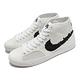 Nike 滑板鞋 SB Blazer Court Mid PRM 男鞋 白 高筒 麂皮 帆布 休閒鞋 DM8553-100 product thumbnail 2