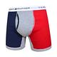 Tommy Hilfiger Cotton Stretch 男內褲 棉質彈性舒適 平口褲/四角褲/Tommy內褲-紅藍拚色 三入組 product thumbnail 4