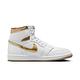 NIKE WMNS AIR JORDAN 1 RETRO HI OG 女休閒運動鞋-白金-FD2596107 product thumbnail 2