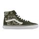 Vans 休閒鞋 Sk8-HI 男鞋 綠 白 變形蟲 腰果花 麂皮 高筒 VN0A5JMJB0F product thumbnail 6