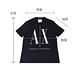 A│X Armani Exchange經典壓印字母LOGO造型純棉短袖T恤(XS/S/M/L/深藍x白字) product thumbnail 6