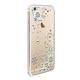 apbs iPhone6s/6 Plus 5.5吋施華彩鑽鋁合金屬框手機殼-金色雪絨花 product thumbnail 2