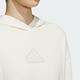 adidas 愛迪達 上衣 女款 長袖上衣 帽T 運動 亞規 CITY ESC HOODY 米白 IP7078 (S2171) product thumbnail 5