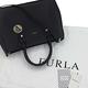 FURLA LINDA系列防刮皮革四方手提/斜背兩用包(黑) product thumbnail 6