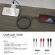 【亞果元素】CASA S120 USB-C對USB-C 60W快充 編織充電傳輸線 120cm (附束線帶) product thumbnail 3