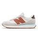 New Balance 休閒鞋 237 女鞋 米白 橘棕 NB 麂皮 復古 厚底 增高 WS237BAB product thumbnail 2