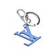 LV M63601經典Porte Cles字母標誌造型吊飾/鑰匙圈(藍色) product thumbnail 3
