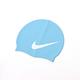 Nike 泳帽 Big Swoosh 藍 白 矽膠泳帽 大勾勾 耐用 游泳 NESS8163-486 product thumbnail 5