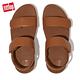 【FitFlop】LULU ADJUSTABLE LEATHER BACK-STRAP SANDALS 經典皮革可調式後帶涼鞋-女(淺褐色) product thumbnail 4