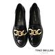 Tino Bellini 義大利進口金鎖鏈亮面樂福鞋FYLT024B (黑色) product thumbnail 3