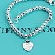 Tiffany&Co. 迷你愛心吊牌925純銀串珠手鍊 product thumbnail 3