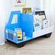 Teamson汽車造型兒童展示及收納木製書架-藍色 product thumbnail 5