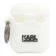 KARL LAGERFELD 浮雕品牌LOGO Airpods1 / 2 矽膠保護套 product thumbnail 3