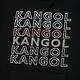 KANGOL 男女 刷毛帽T 黑-6255105520 product thumbnail 4