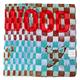 Vivienne Westwood   刺繡行星LOGO 馬賽克塗鴉底 純棉帕領巾(藍+咖) product thumbnail 2