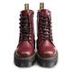 Dr.Martens JADON-8孔側拉鍊厚底亮皮馬汀靴-男款女款-櫻桃紅 product thumbnail 6