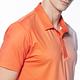 【Lynx Golf】男款吸溼排汗斜線漸層立體門襟設計短袖POLO衫/高爾夫球衫-橘色 product thumbnail 6