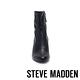 STEVE MADDEN-ACTUAL美型粗跟拉鍊短靴-黑色 product thumbnail 3