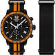 TISSOT 天梭 官方授權 QUICKSTER NATO 活力運動腕錶-黑x橘/42mm T0954173705700 product thumbnail 2