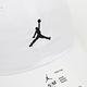 Nike 帽子 Jordan Club 男女款 白 黑 基本款 可調式 老帽 棒球帽 喬丹 鴨舌帽 FD5185-100 product thumbnail 3