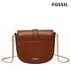 FOSSIL Emery 迷你金鍊斜背包-咖啡色 SHB3148210 product thumbnail 4