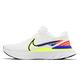 Nike 慢跑鞋 React Infinity Run FK 3 PRM 男鞋 白 黃 黑 針織鞋面 緩震 DX1629-100 product thumbnail 2