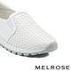 休閒鞋 MELROSE 美樂斯 日常百搭編織造型全真皮厚底休閒鞋－白 product thumbnail 6