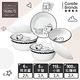 (雅虎限定) 【美國康寧】CORELLE SNOOPY復刻黑白6件式餐具組(F04) product thumbnail 2