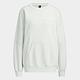 Adidas Word Sweatshirt [HM2810] 女 長袖 上衣 寬鬆 休閒 時尚 穿搭 亞麻綠 product thumbnail 4