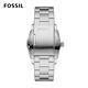 FOSSIL Machine 簡約日期顯示經典男錶 銀色不鏽鋼鍊帶 42MM FS5899 product thumbnail 4