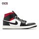 Nike Wmns Air Jordan 1 Mid 黑 紅 Gym Red 女鞋 男鞋 AJ1 喬丹 情侶鞋 高筒 復古 BQ6472-061 product thumbnail 4