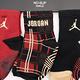 Nike 襪子 Jordan Create 寶寶襪 嬰兒襪 紅 黑 格紋 喬丹 止滑 聖誕節 JD2243006TD-001 product thumbnail 5